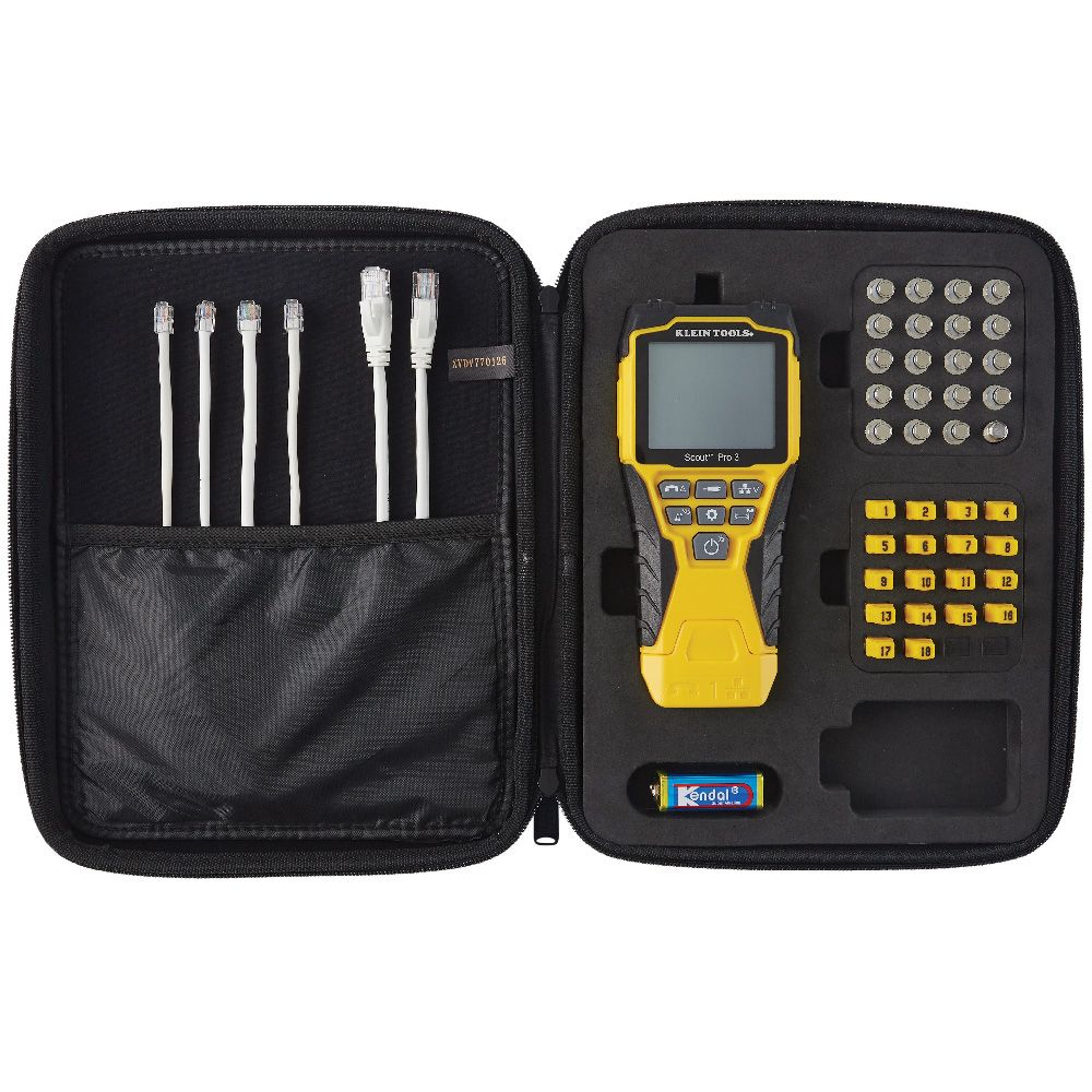 LAN TESTER - VDV Scout® Pro 3 Tester Kit Locator (PoE) - KLEIN TOOLS