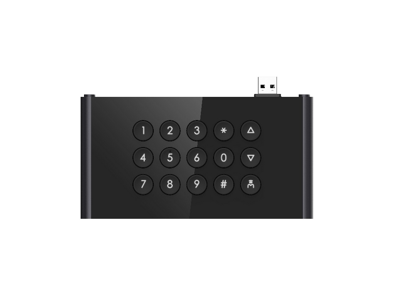 DS-KDM9403-KP Přídavný modul klávesnice pro dveřní jednotku DS-KD9403-E6, 15 tlačítek,…