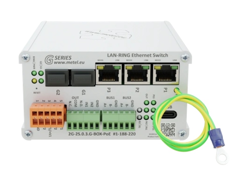2G-2S.0.3.G-BOX-PoE 2G-2S.0.3.G-BOX-PoE-PP, Průmyslový managed switch s konfigurací pomocí SSH…